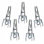 PestExpel Heavy Duty Scissor Claw Mole Traps (5 Pack) – Galvanized Steel Professional Mole Control – High-Sensitivity Quick Kill Spring – Reusable Weatherproof Underground Traps for Lawns & Gardens