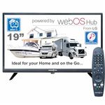 Unispectra ® 19” 12v Smart TV (webOS) ELED HDR 240v 24v 12v TV Freeview & SAT Tuner, 3x HDMI, 2x USB, Magic Remote. 12V TVs for Motorhomes, Campervan, Caravan TV, Truck, Van, Boat