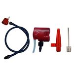 MYJAS - Bicycle Air Pump Connection Pump Pipe with Clip Setting and inflator Needle for Car, Bike, Bicycle, Cycle, Football