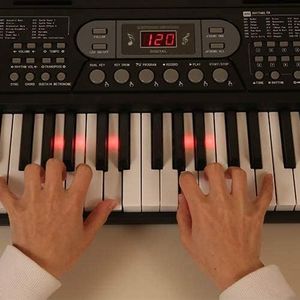 Hricane 61-Key Digital Keyboard – Black Electronic Piano