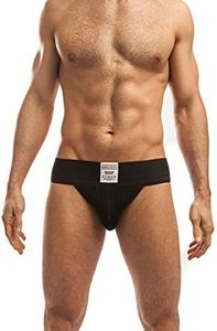 Jack Adams Men's No. 1874 Jockstrap, Black, X-Large