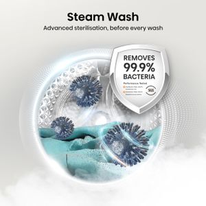 Hisense 12kg Front Load Washing Machine – Large Capacity Laundry Appliance