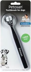 Petosan Double Headed Toothbrush for Large Dogs,