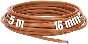 5 m Lapp 4520036 H07V-K 16.0 mm² Brown I Wiring Cable I Flexible Flexible PVC Single Core I Stranded 16 mm2 I Wiring