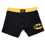 BATMAN Classic Men's Underwear Boxer Briefs- XLarge (40-42) Black