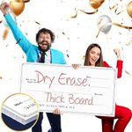 Giant Dry Erase Check - 16" x 32", 