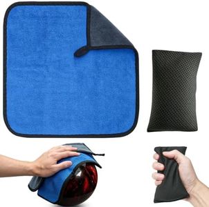 Ultra Clean Bowling Ball Towel, Rapid Dry Sweat Absorbing Grip Bag GK3