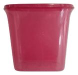 NT-STAR Dry food Space Saver Container with lid,Transparent, (Height : 18 cm,Length : 16 cm, width : 7 cm, Volume : 1.6l) (pink)