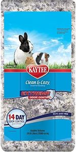 Kaytee Clean & Cozy Extreme Odor Control Bedding for Pet Guinea Pigs, Rabbits, Hamsters, Gerbils, and Chinchillas, 24.6 Liters, White