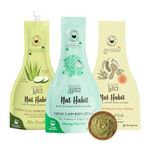 Nat Habit Natural Spa Kit, The Ultimate Self-Care Experience With Combination of Foot Ubtan, Bath Ubtan & Underarm Ubtan For Men & Women, Body Cleansing, Detan & Skin Brightening (Combo Pack of 3)