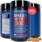 Nitric Oxide Supplements for Men Nitric Oxide Booster - Nitrosigine Supplement, S7 & Beetroot - Nitric Oxide Blood Flow Pressure - Nitric Oxide Flow Pump Supplement Nitrous Oxide Nitric Boost 30SV