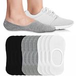 Eedor No Show Socks for Women - Non Slip Low Cut Ankle Socks - Invisible Liner Socks for Casual & Formal Wear