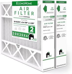 EconoHome 20x25x4 AC Furnace Pleated Air Filter MERV 11 Replacement – Allergen Defense, 2 Pack, Fits Lennox (X6673), Honeywell (FC100A1037) filters. (Actual size: 19.94 x 24.86 x 4.36 Inches)