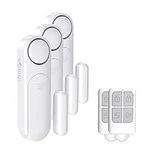 SECRUI Door Sensor Alarm for Home With Remote, 3 Packs Wireless Window Door Open Contact Burglar Chime Anti-Theft 2 Mode 120dB Loud Enough Sticky Pad Easy to Install for Door Safety Shop Security