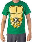 Teenage Mutant Ninja Turtles TMNT Mens Costume T-Shirt (X-Large, Michelangelo)