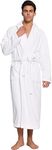 PJGGZ Men's Shawl Collar Bathrobe,