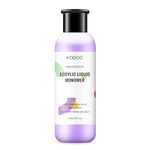 AOBOO Liquid Monomer Nail Monomer Liquid, 4fl.oz Acrylic Nail Liquid Acrylic Nail Extension Nail Art Liquid Monomer for Acrylic Powder Professional Salon Use (120ml/4fl.oz)