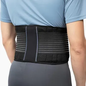 BraceUP Back Support Belt for Men and Women - Breathable Waist Lumbar Support Lower Back Brace for Sciatica, Herniated Disc, Scoliosis Lower Back Pain Relief, with Dual Adjustable Straps (XXL)