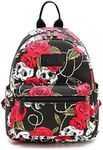 Fvstar Cute Children Canvas Backpack Mini School Bag Purse Rucksack (Red Skull S)