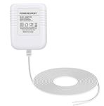 24V 500mA C Wire Adapter for Thermostat and Doorbell Transformer, Compatible with Nest 1st/2nd, Ecobee, Sensi, Honeywell Thermostat Supply Cord for All Versions of Ring Doorbell 315" Long Cable