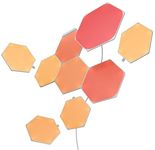 Nanoleaf Shapes Hexagon Starter Kit, 9 Smart Light Panels LED RGBW - Modular Wi-Fi Colour Changing Wall Lights, Works with Alexa Google Assistant Apple Homekit, for Room Decor & Gaming