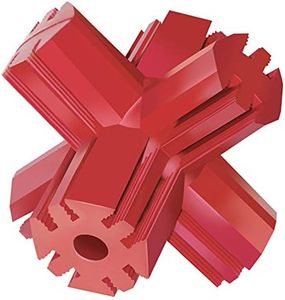 KONG - Jump'N Jack - Mordedor y Limpiador bucal en Caucho Resistente - para Perros Medianos