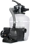 choosmo 13" Sand Filter System with 6-Way Valve Pool Pump 2500GPH Easy to Use for Above Ground Pools