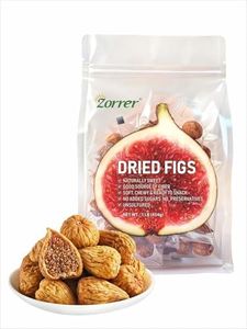 Zorrer Sun-Dried Figs 1LB, Soft & Chewy Dry Figs, Individually Wrapped, Naturally Sweet, No Added Sugar, Unsulphured, Dried Figs, Vegan Snack, Healthy Superfood Snack
