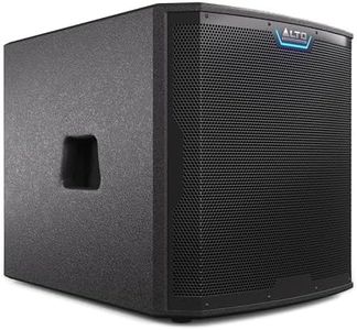 ALTO TS15S - 2500W 15" Subwoofer, Powered PA Speaker with 6 Selectable DSP Modes, Easy Setup, 132 dB, 3" Voice Coil, Superior Bass