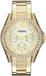 Fossil Women's Riley Quartz Stainle