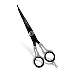 FacÃƒ³n Professional Razor Edge Barber Hair Cutting Scissors - Japanese Stainless Steel - 6.5" Length - Fine Adjustment Tension Screw - Salon Quality Premium Shears (The Alpha)