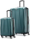 Samsonite Unisex Centric 2 Hardside Expandable Luggage with Spinners, Emerald Green, 2-Piece Set (20/28), Centric 2 Hardside Expandable Luggage with Spinners