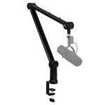 IXTECH Boom Arm - Adjustable 360° Rotatable Microphone Arm - Sturdy Stainless Steel Mic Arm Desk, Table Stand - Foldable Scissor Arm - Stable Microphone Mount Arms for Radio Studio, Podcast, Gaming