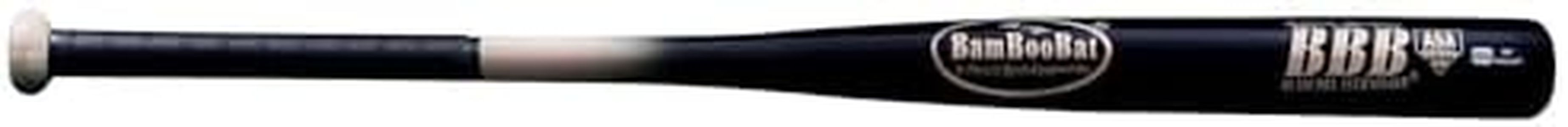 BamBoo Bat HNBB34ASA Softball Bat, Natural Handle/Black Barrel, 34-Inch/30-Ounce