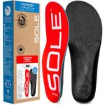 SOLE Active Wide Medium Insoles - Orthotic Arch Support Inserts with Wide Toe Box for Plantar Fasciitis Relief - Mens 11/Womens 13, 1 Pair
