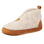 Acorn Women's Recycled Ela Boot Slipper with Berber Upper and Lining, Natural, 8-Numeric_9