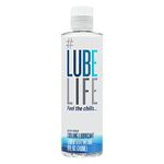 Lube Life Water Based Cooling Personal Lubricant, 8 Fl Oz (240mL) Lube for Men, Women and Couples.