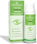 NOVEHA Tea Tree Eyelid Gel Cleanser - for Blepharitis, MGD, and Dry Eye with Pro-Vitamin B5, Hyaluronic Acid, and Cucumber Extract - Gentle Cleansing, Soothes Itchy Eyelid and Burning Eyes - 50mL