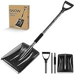 Snow Shovel, Emergency Snow Shovel for Car Large Capacity Lightweight and Detachable Snow Shovel for Driveway Portable Shovel for Home Garden Camping