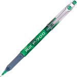 Pilot Precise P-700 Gel Ink Rolling Ball Stick Pens, Marbled Barrel, Fine Point, Green Ink, 12-Pack (38613)