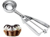 Medium Cookie Scoop, 2.8 Tbsp / 42 ml / 1.4 oz,2 inches / 5 CM Ball, 18/8 Stainless Steel,Secondary Polishing, Ice Cream Scoop,Dough Scoop Cupcake Scoop Melon Baller.