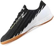 Vizari Tesoro Indoor Soccer Shoes for Men and Women | Lightweight Synthetic Upper with Embossed Stitching | Non-Marking Rubber Outsole for Indoor Soccer and Football