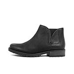 Clarks Women's Clarkwell Demi Chukka Boot, Black Black Leather, 7 UK