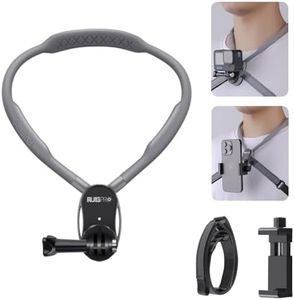 Akeipho Magnetic Neck Mount for Gopro/Smartphone, POV/VLOG Neck Necklace Holder Body Strap Mount for Gopro Hero 12 11 10 9 8 7 Insta360 X3 DJI Action AKASO,Action Cameras and Cell Phones Video Acce