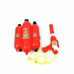 Firefighter Water Gun Pump Action Powerful Super Soaker Cannon with Backpack Tank Kids Beach Toys Water Pistol Sprayer Summer Outdoor Fun