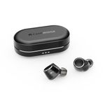 Cambridge Audio Melomania M100 Earbuds - In Ear True Wireless Headphones with Active Noise Cancelling, Hi-Fi Sound, Bluetooth, Featuring Combined 52 Hour Battery Life with Charging Case - Black