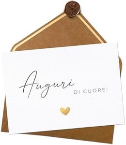 Joli Coon - Biglietto auguri matrimonio con busta e sigillo in ceralacca - Biglietto matrimonio