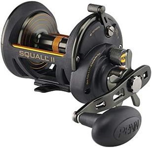 Penn Squall II Star Drag Conventional Fishing Reel, SQLII40SD,Black Gold