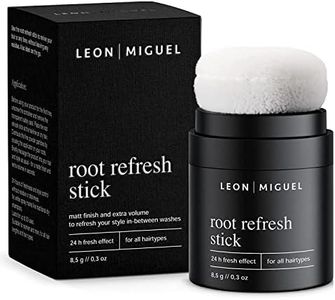 LEON MIGUEL root refresh stick dry shampoo for on the go - against greasy roots - for more freshness and volume - between washes - quick fix - no residue - 24h Fresh Effect - vegan - 8.5g