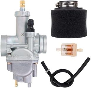 BlueStars KLF220A Carburetor Kit - Compatible with 1988-2002 Kawasaki Bayou 220 KLF220A, 2003-2011 Kawasaki Bayou 250 KLF250A - with Air Filter & Fuel Filter
